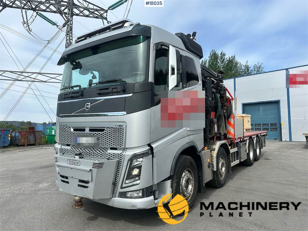 Volvo FH16 750 8x4 Crane truck w/ 85 t/m HIAB crane w/ J 2017 18035 image