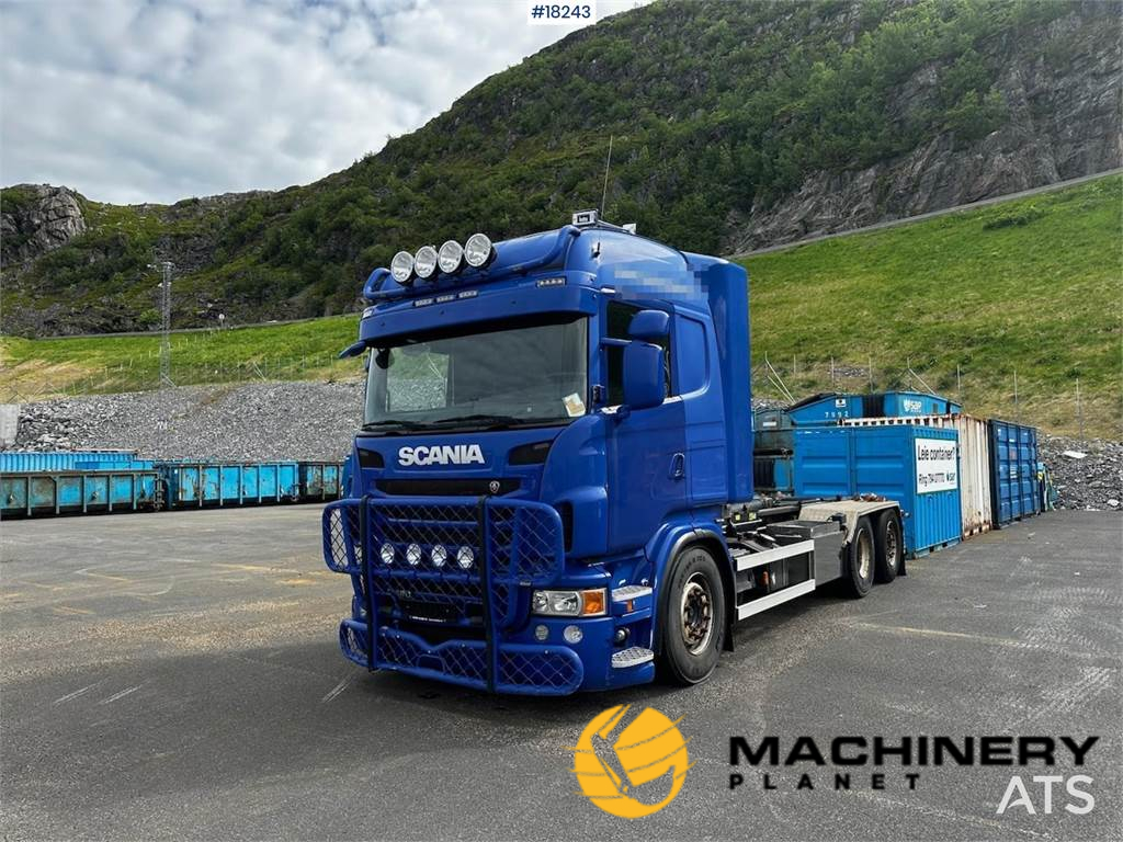 Scania R480 6x2 hook lift w/ defective engine 2010 18243 image