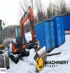 Hitachi ZX55U-A5 excavator w/ bucket and rotor tilt 2018 13590