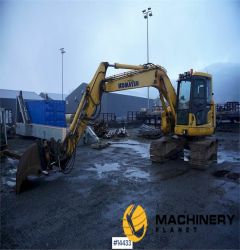 Komatsu PC138US-8 Tracked excavator w/ Rototilt and 2 buck 2009 14433