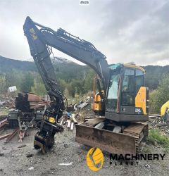 Volvo ECR145 Crawler Excavator w/ Rototilt w/ Grab and C 2016 16216