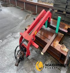 Hiab pallet forks w/ rotator and hydraulic tilt 2006 16894