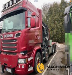 Scania R520 combi truck w/ 92 t/m Palfinger crane. Jib an 2015 17189