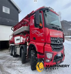 Mercedes-Benz Arocs 3253 8x4 Pump truck w/ 35 meter pump and Lie 2017 17211