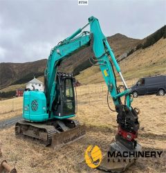 Kobelco SK75 SR-3E excavator w/ sanding bucket, rotor tilt 2017 17596