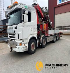 Scania G480 8x2 w/ 66 t/m Fassi crane with Jib and Winch 2012 17766