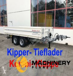 MÖSLEIN Tandemkipper- Tieflader mit Kombi- Klappe dump trailer