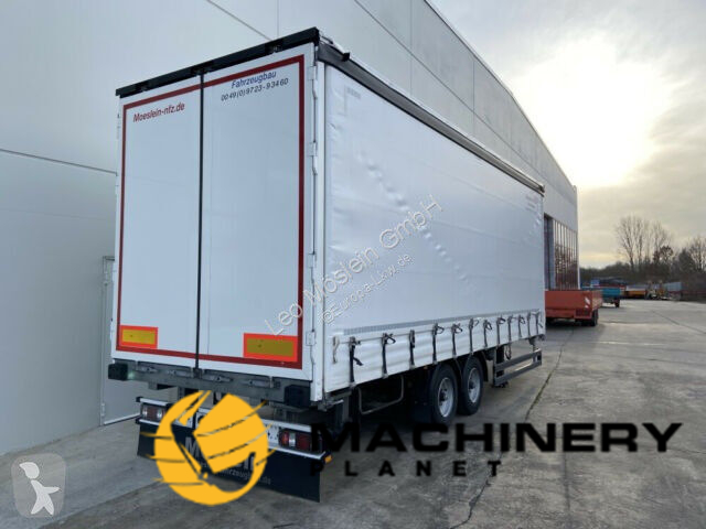 MÖSLEIN Tandem- Planenanhänger durchladbar-- Wenig Benu curtain side trailer image