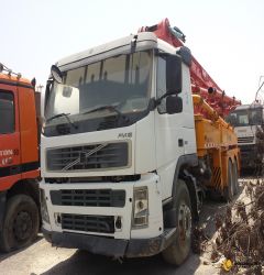 37M Schwing Pump on Volvo Truck