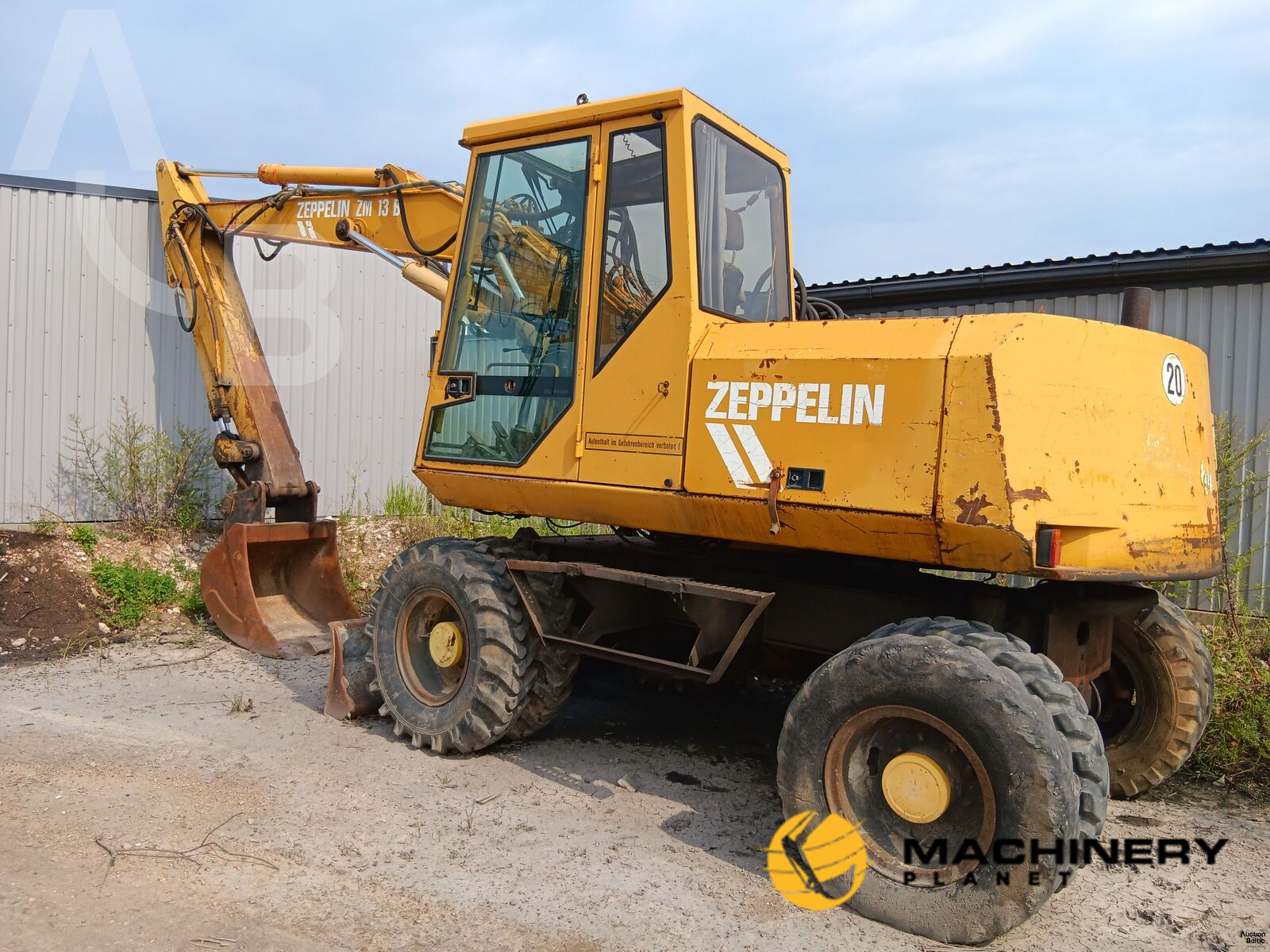 Zeppelin ZM 13 B wheel excavator 1989  image