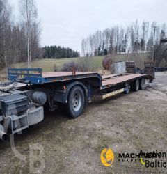 York LOWLOADER low bed semi-trailer 2004 