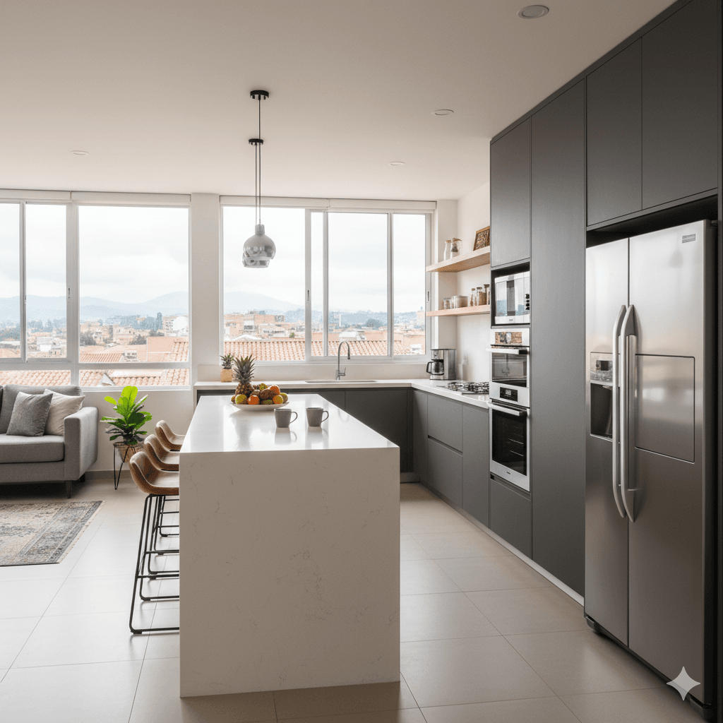 Cocinas abiertas (Open-Concept)