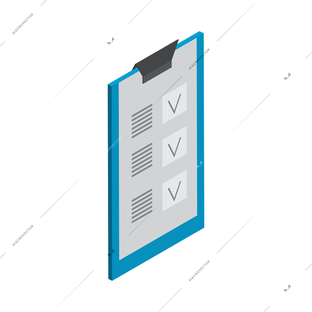 Mobile medicine isometric composition with isolated icons of equipment on blank background vector illustration