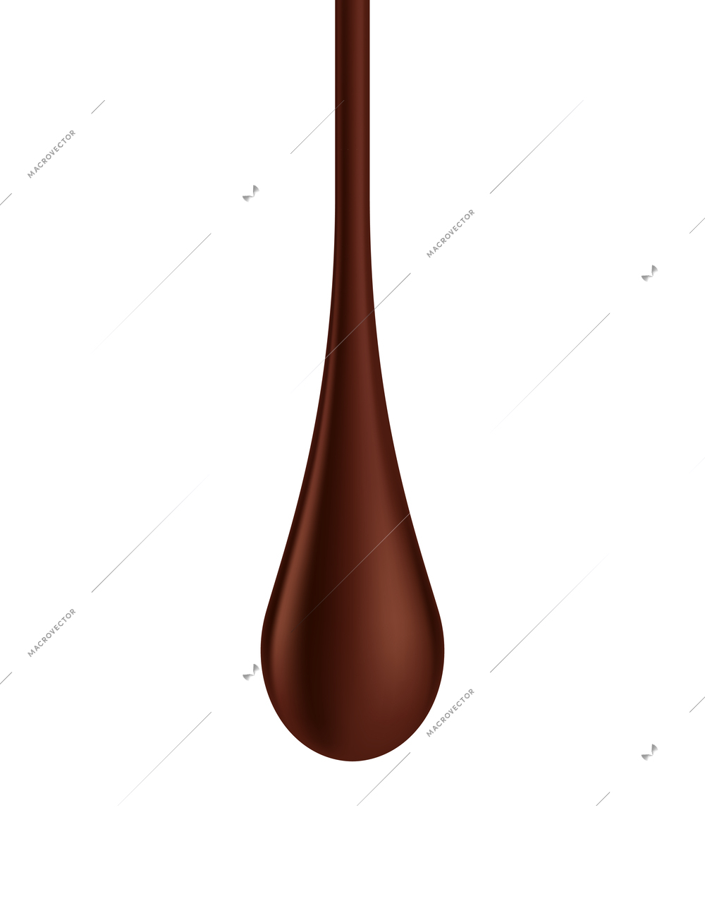 Blood splatters blots drips realistic composition with brown liquid on blank background vector illustration