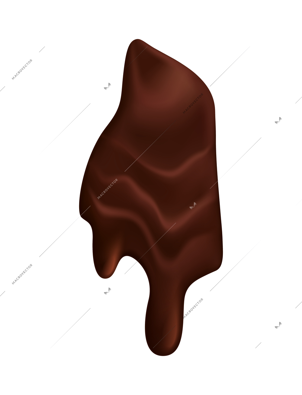 Blood splatters blots drips realistic composition with brown liquid on blank background vector illustration