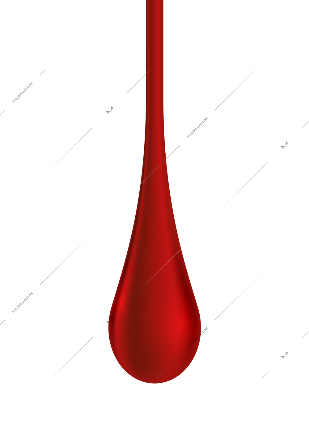 Blood splatters blots drips realistic composition with traces of red liquid on blank background vector illustration