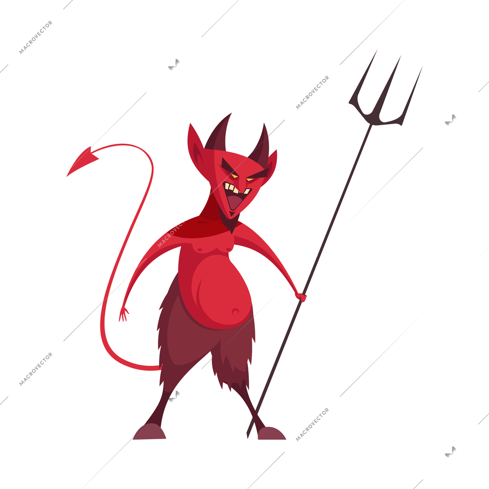 Evil fairy tails characters composition with isolated cartoon style fantasy evil character isolated on blank background vector illustration