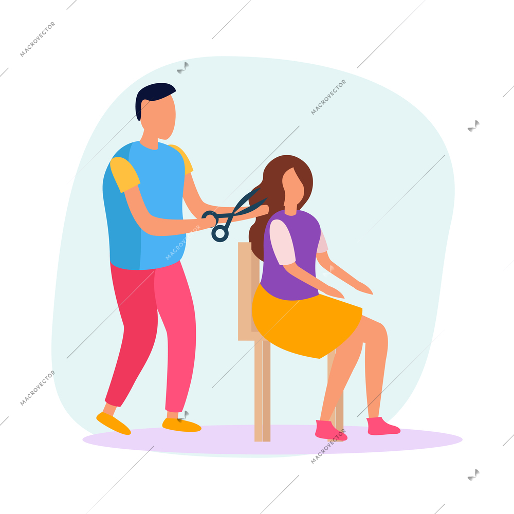 Diseases transmission ways composition with flat faceless human characters suffering from symptoms vector illustration
