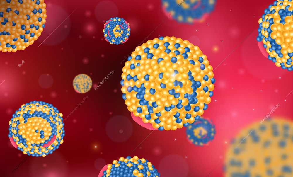 Cholesterol structure realistic background with cholesterol esters symbols vector illustration