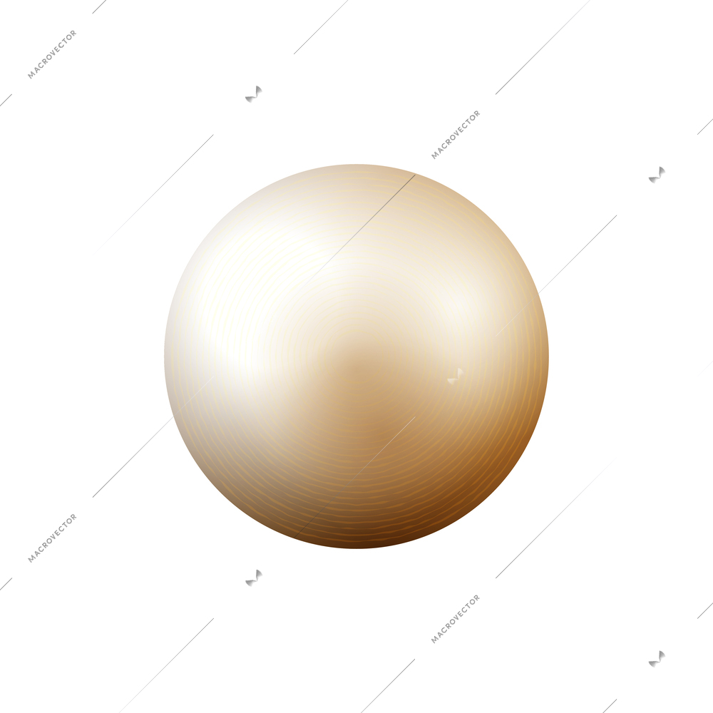 Realistic shiny golden round nail head top view vector illustration