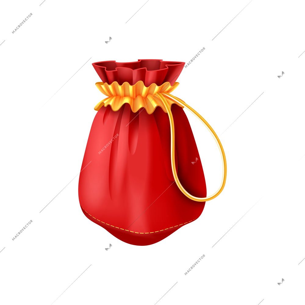 Chinese new year composition with isolated image of traditional festive accessory on blank background vector illustration