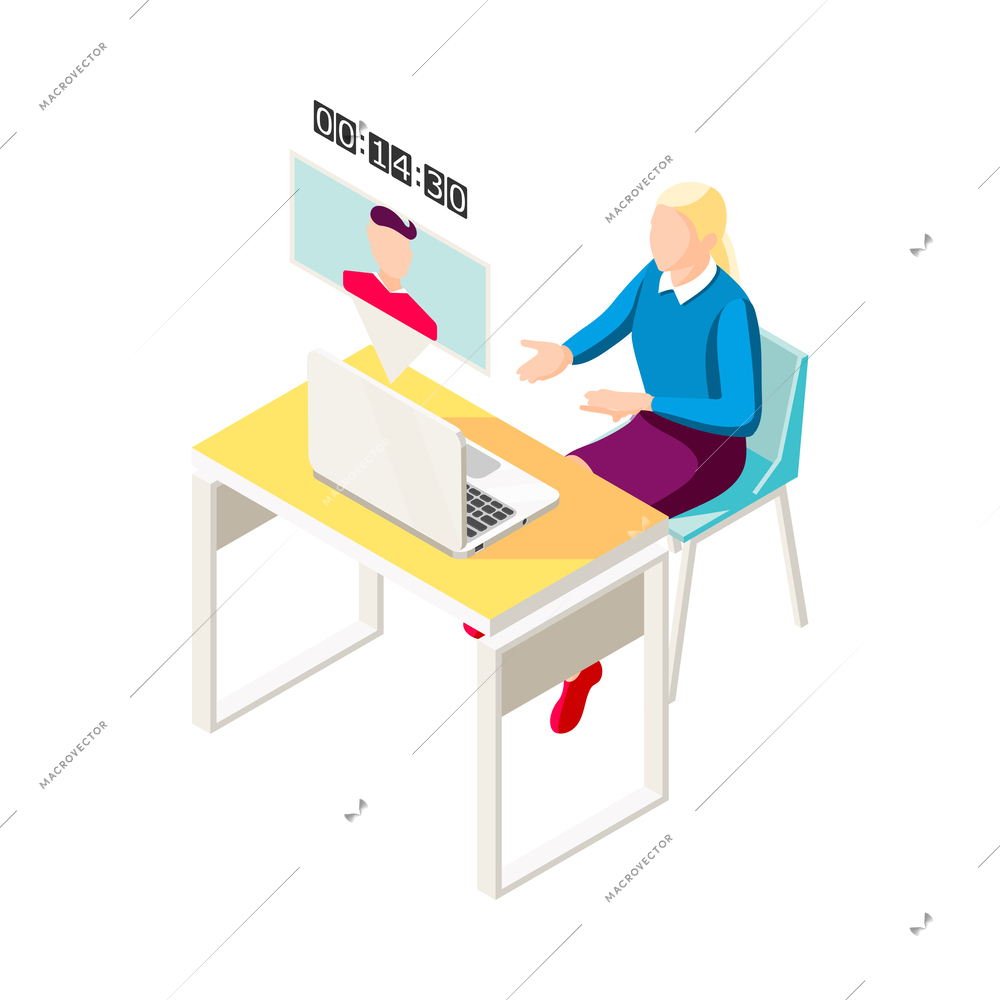 Effective management concept isometric composition with faceless human character and organizer elements vector illustration