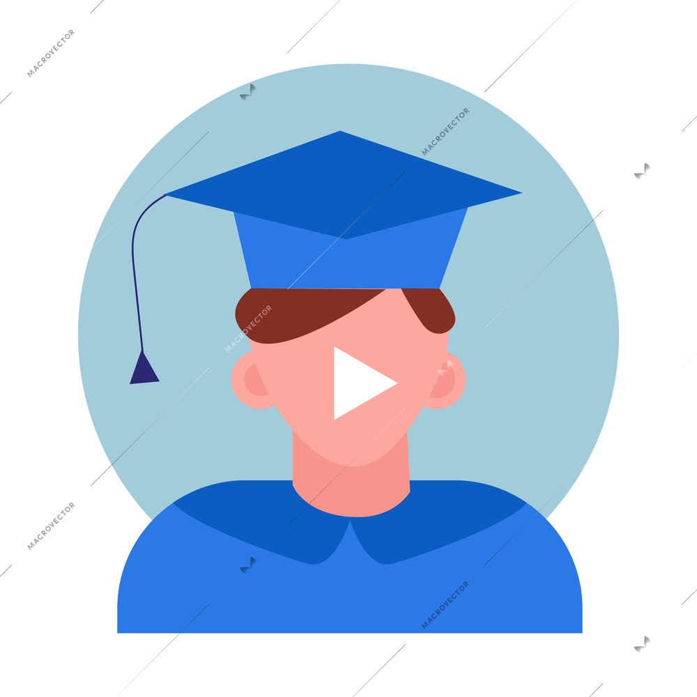 Video tutorials online training courses composition with flat human characters with gadgets and books vector illustration
