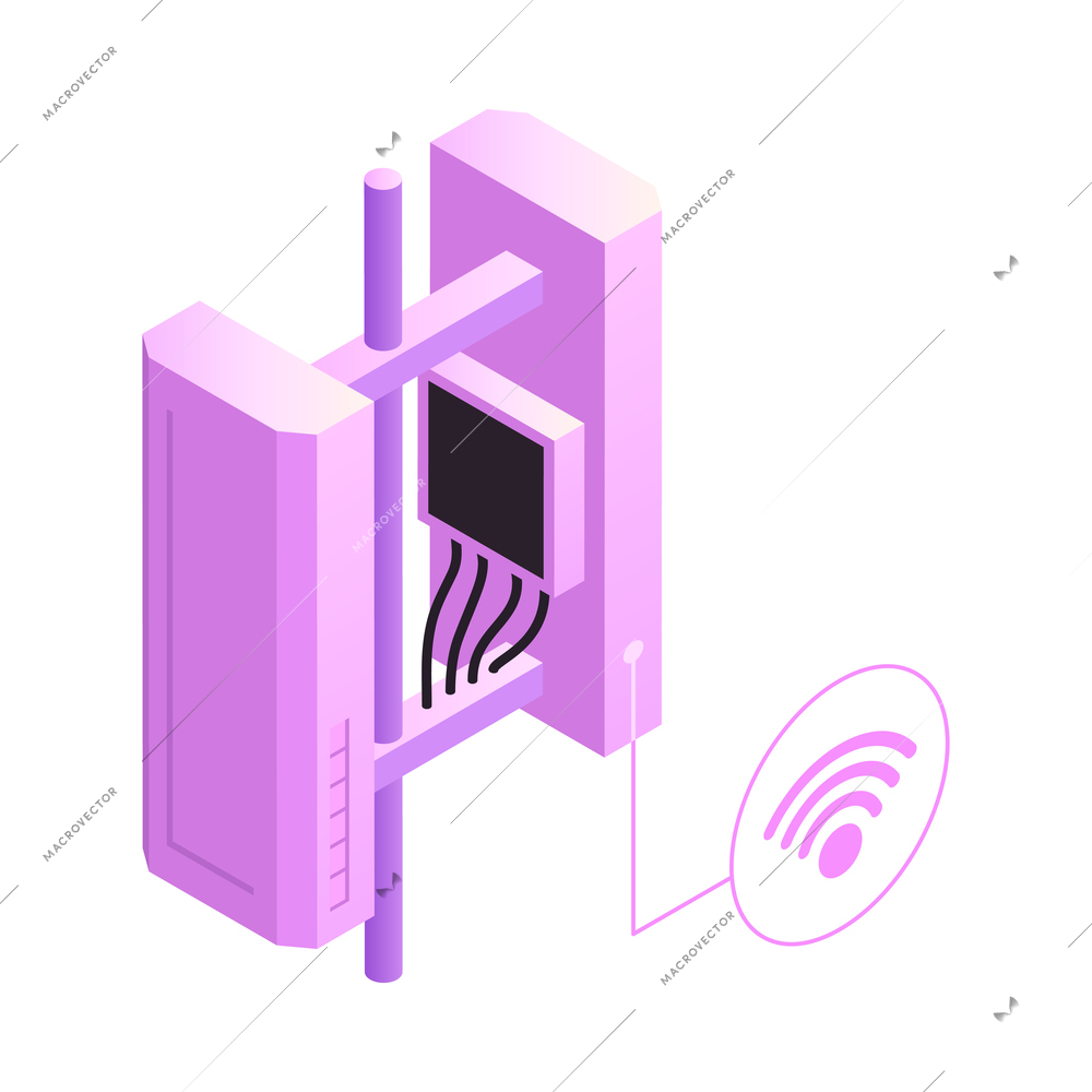 Global network internet data transfer technology glow composition with neon icon of infrastructure vector illustration