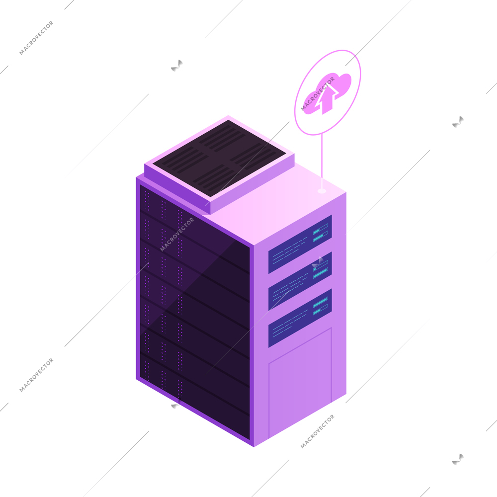 Global network internet data transfer technology glow composition with neon icon of infrastructure vector illustration