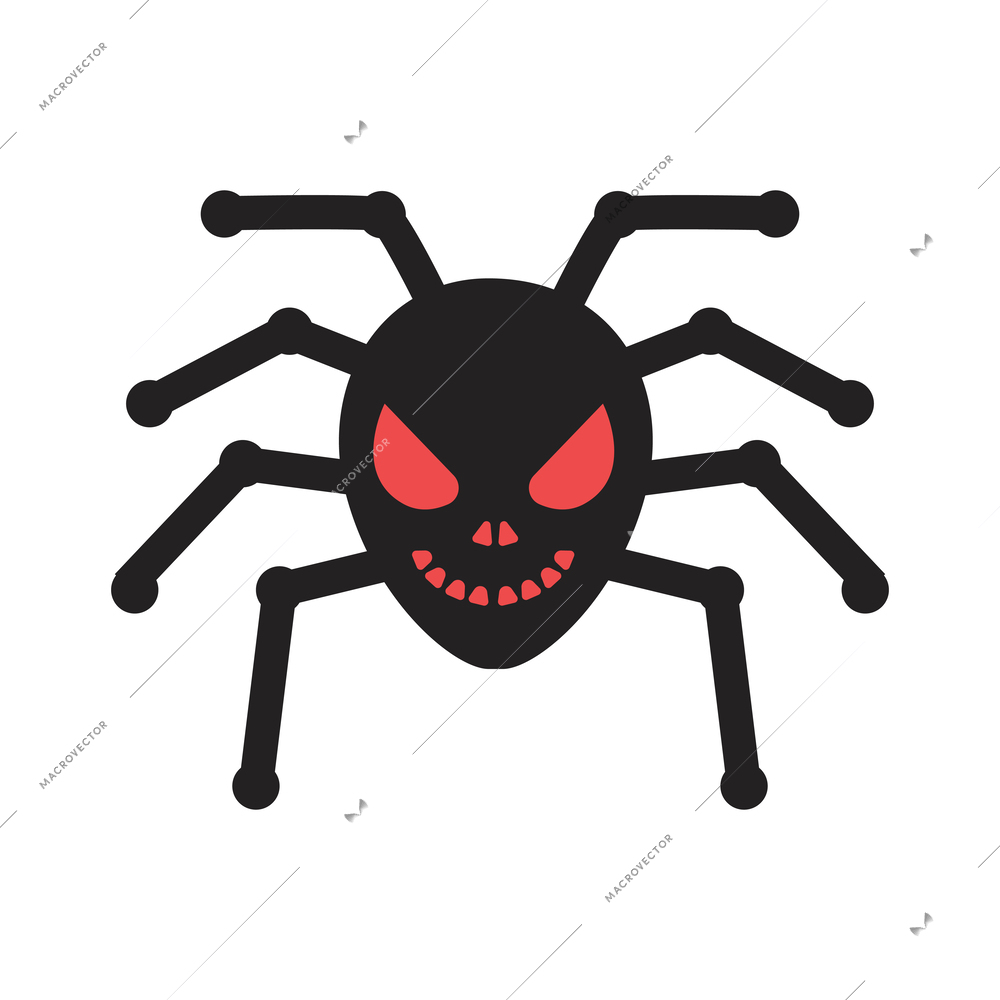 Hacker composition with conceptual icons of illegal cyber activity breaking account malware data stealing vector illustration