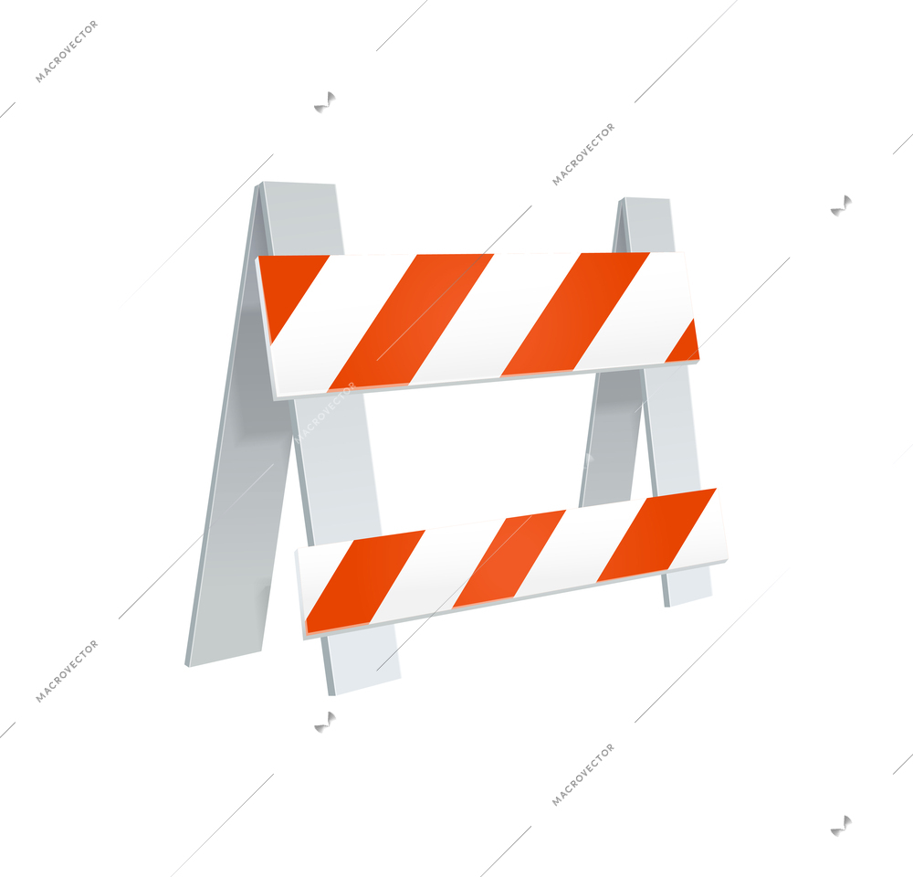 Realistic construction composition with isolated image of professional tool on blank background vector illustration