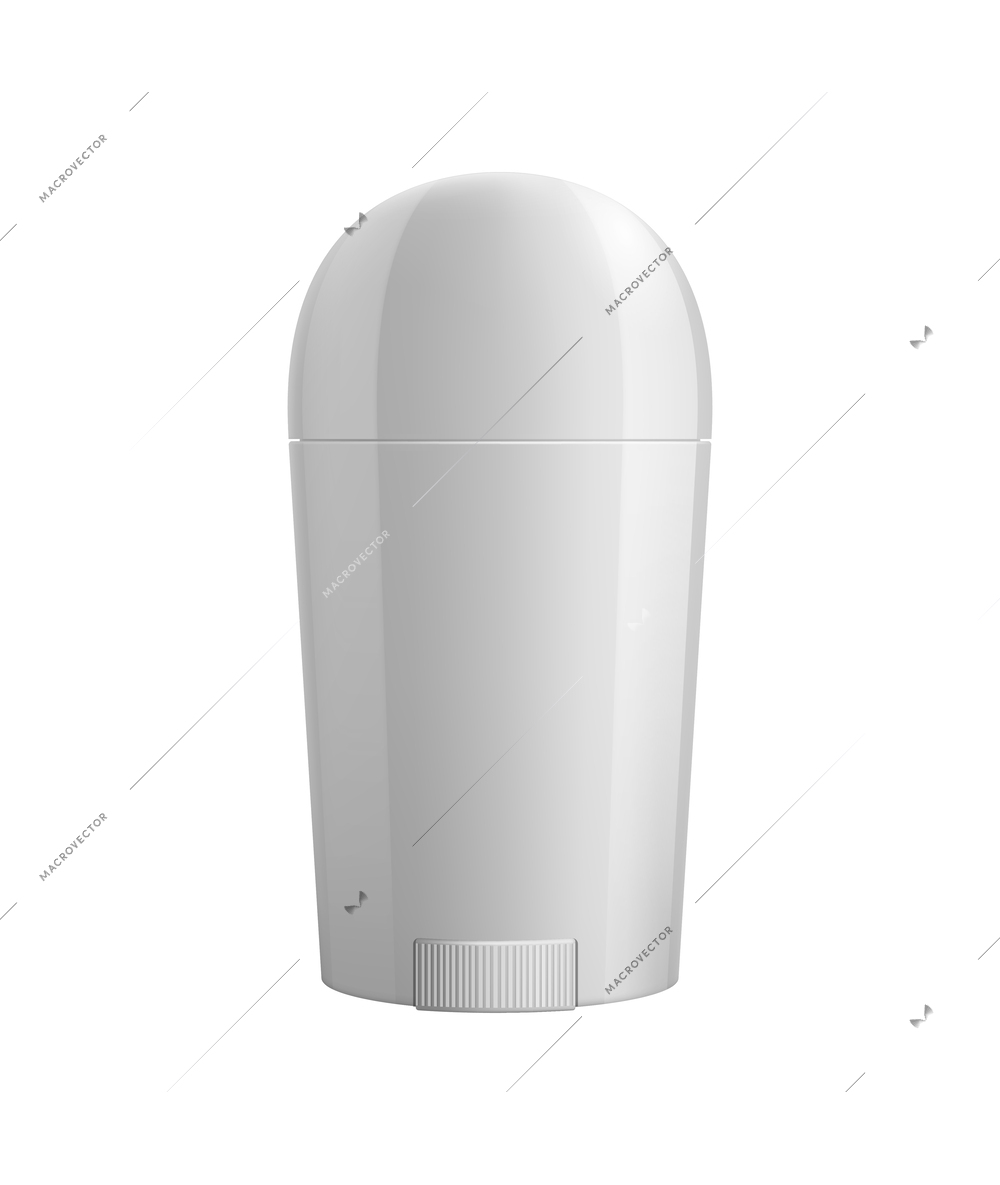 Realistic blank deodorant bottle vector illustration