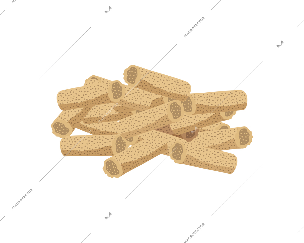 Pile of firewood icon in flat style vector illustration