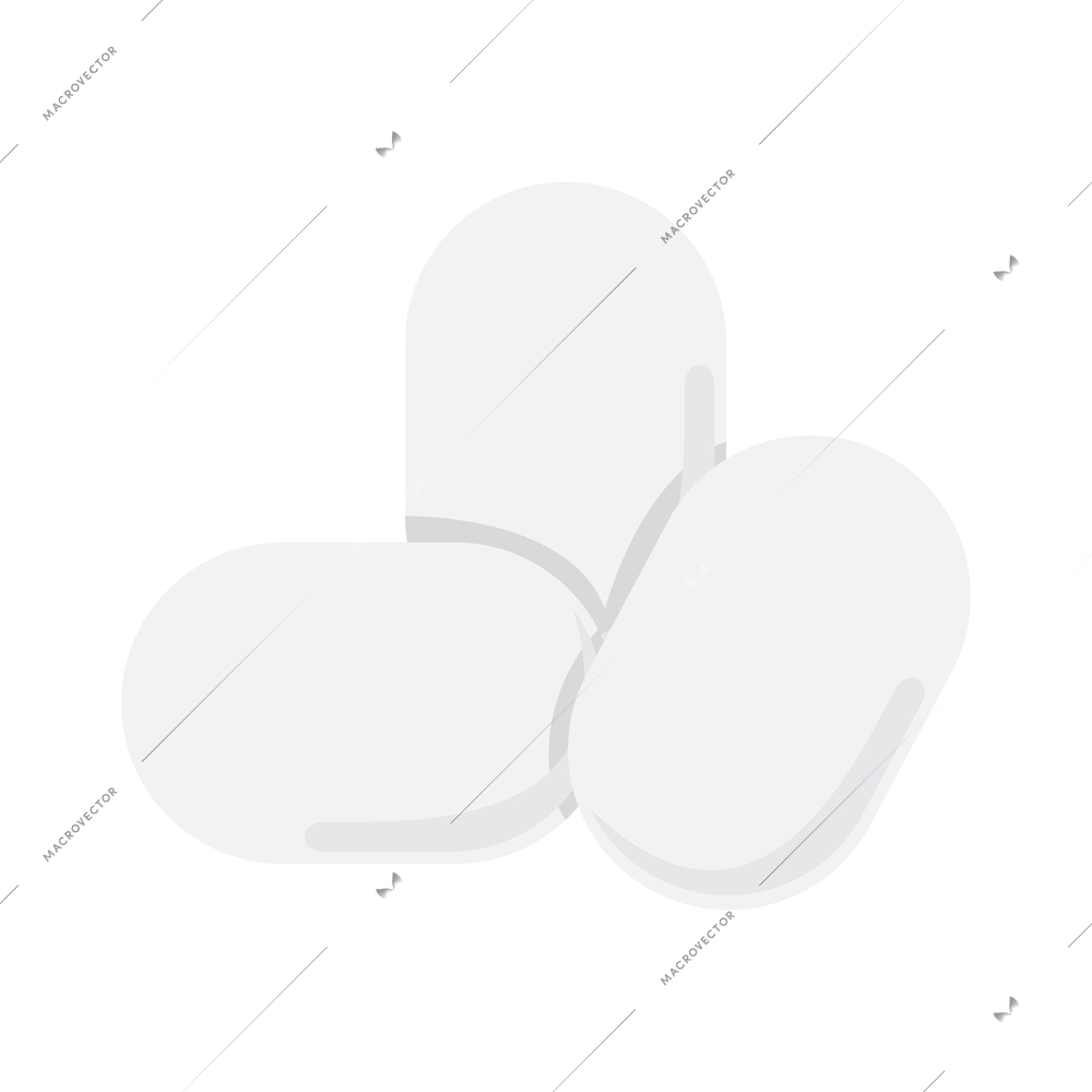 Silkworm cocoons on white background isometric icon vector illustration
