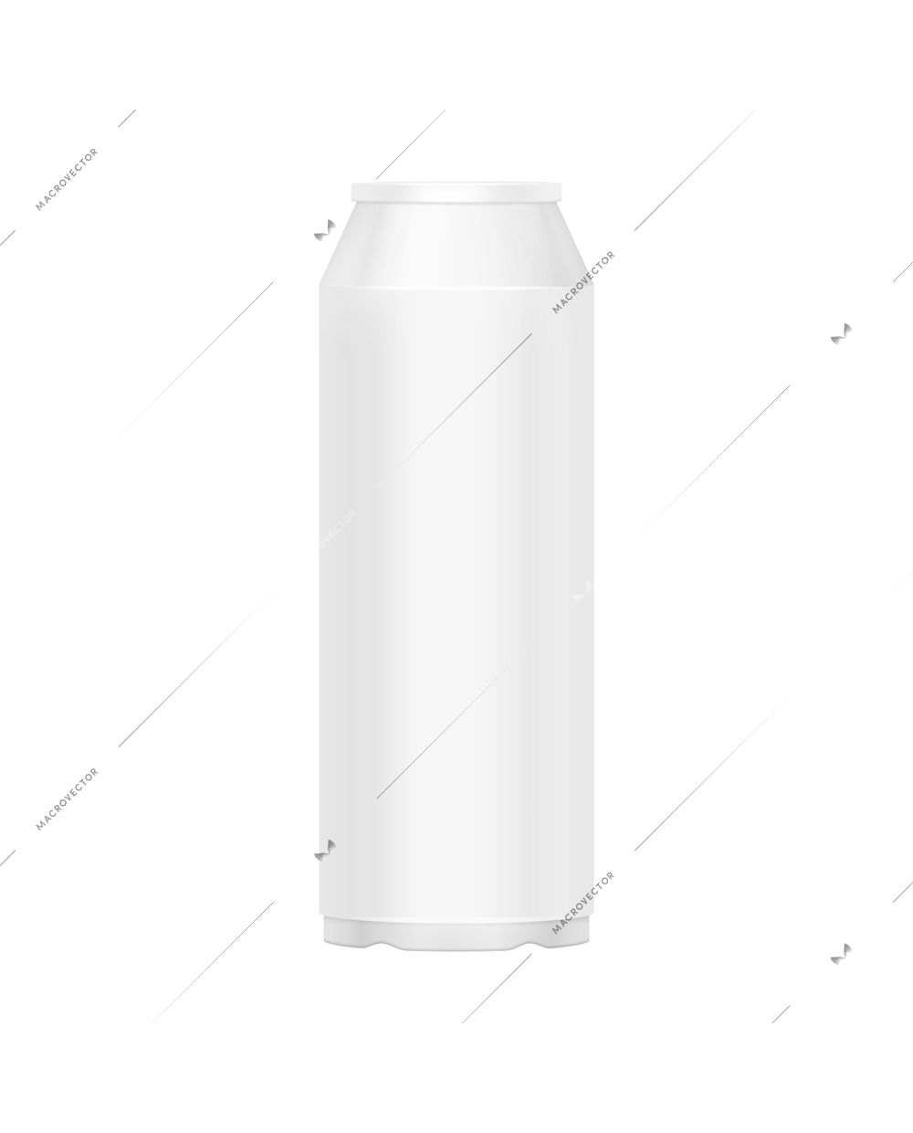 Blank white plastic detergent bottle mockup realistic vector illustration