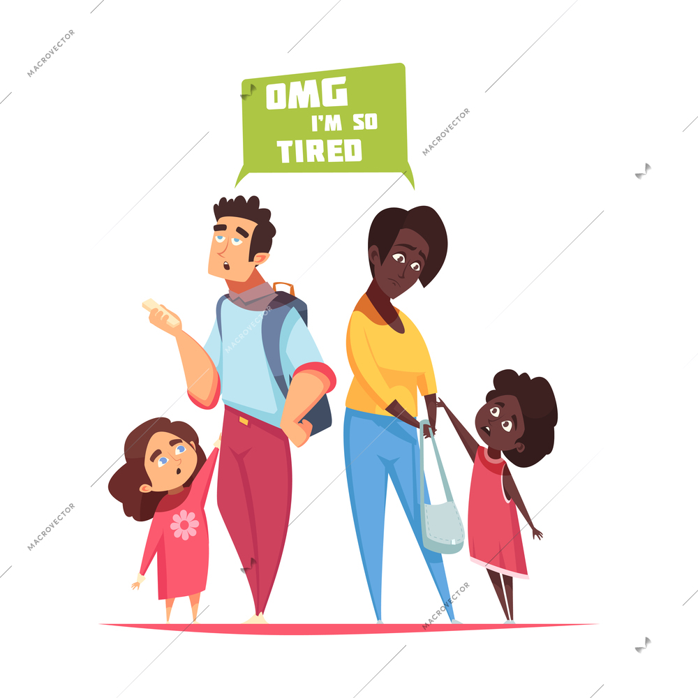 Queue people composition with doodle style human characters at store checkout vector illustration