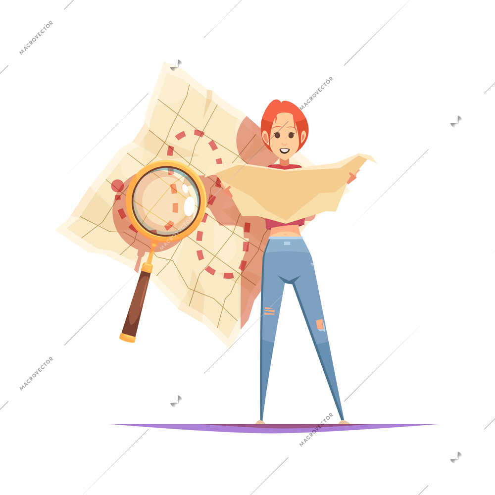 Reality quest escape room composition with doodle human character on blank background vector illustration