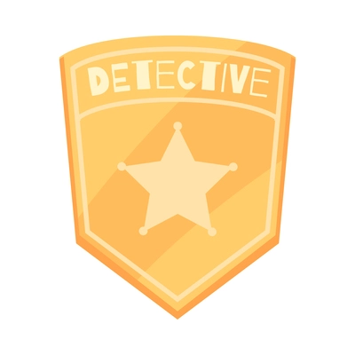 Private detective spy composition with isolated doodle style icon on blank background vector illustration