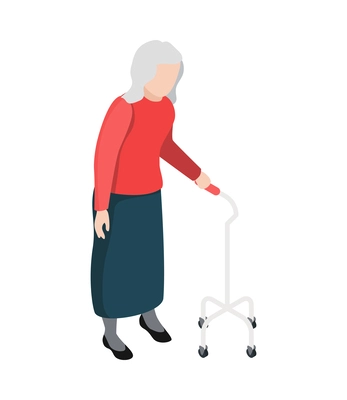 Nursing home elderly people composition with medical care activity and assistance images vector illustration