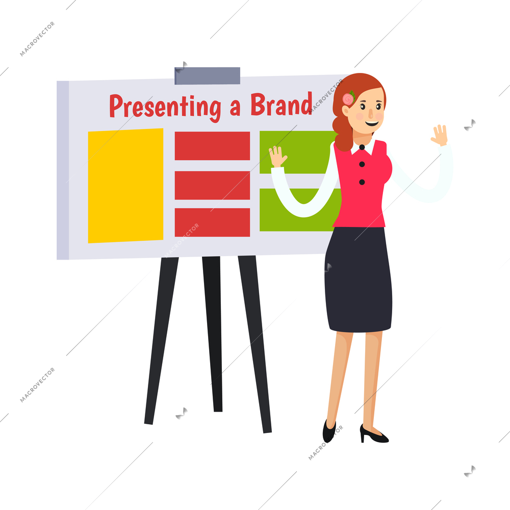 Advertising agency production orthogonal flat people composition with human characters at work vector illustration