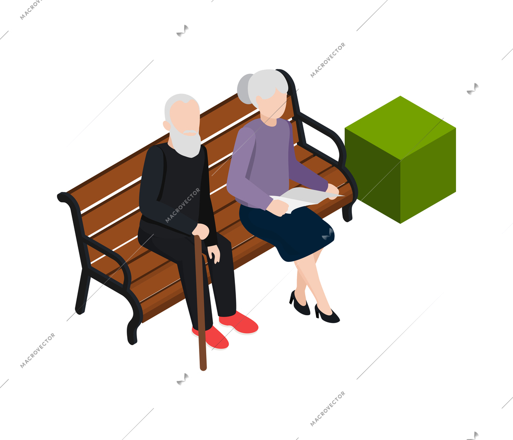 Nursing home elderly people composition with medical care activity and assistance images vector illustration