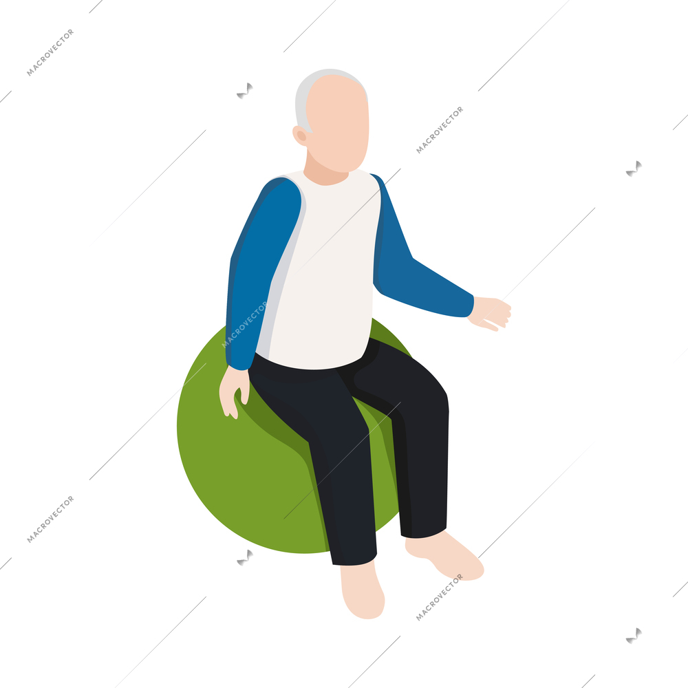 Nursing home elderly people composition with medical care activity and assistance images vector illustration