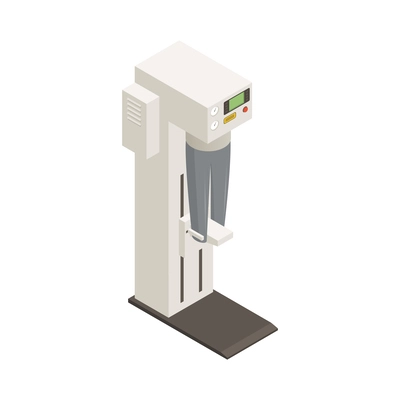 Laundry dry cleaning interior equipment isometric icon vector illustration