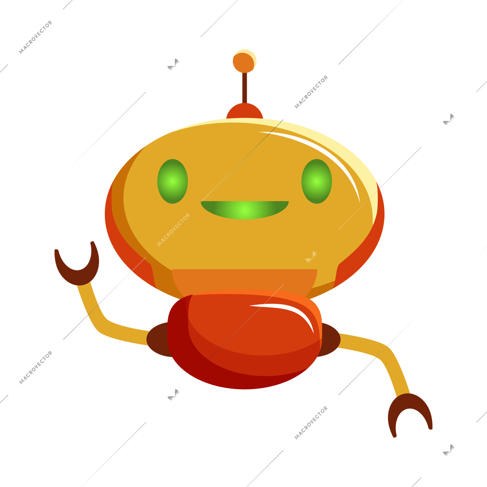 Chatbot flat icon for support service vector illustration