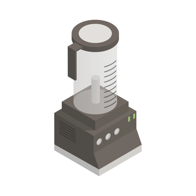 Blender isometric icon on white background vector illustration