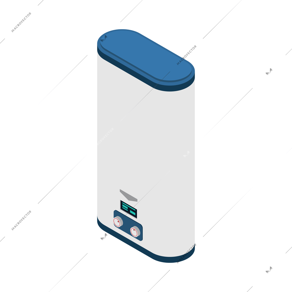 Water boiler isometric icon 3d vector illustration