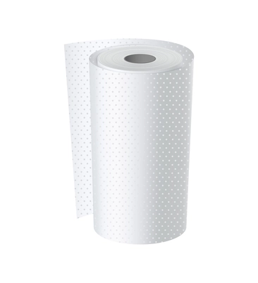 Realistic hygienic paper towel roll isolated vector illustration