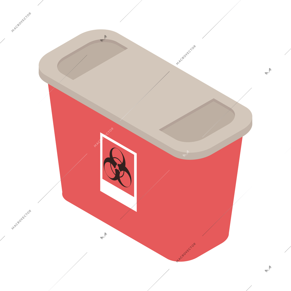 Isometric blood donor composition with isolated medical image on blank background vector illustration