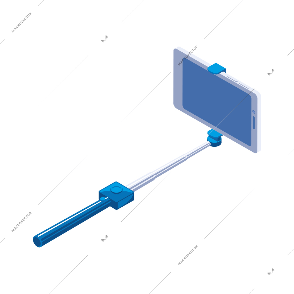 Digital gadget evolution isometric composition with isolated computer technology icons vector illustration