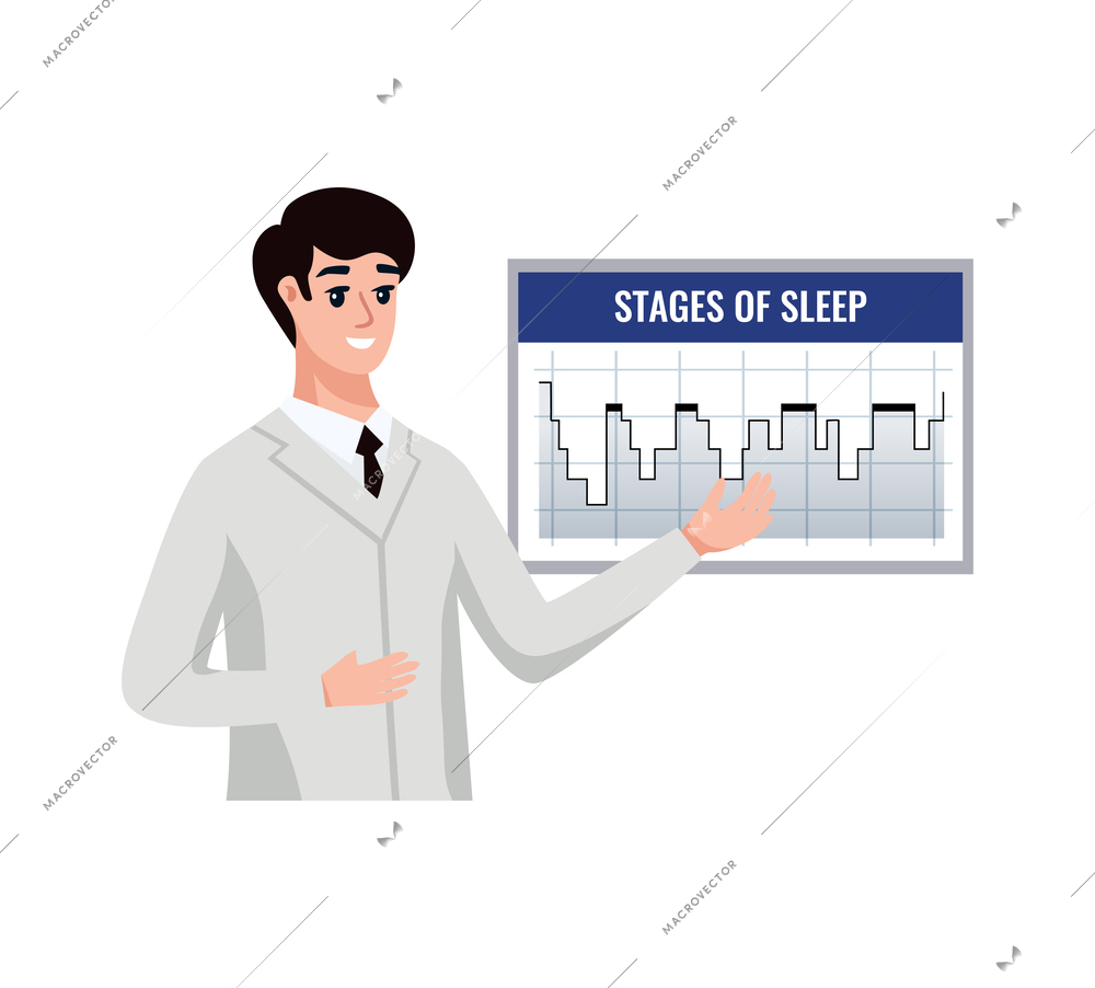 Healthy sleep bedtime composition with isolated sleeping condition icons on blank background vector illustration